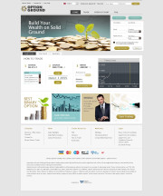 OptionGround Home Page Screenshot