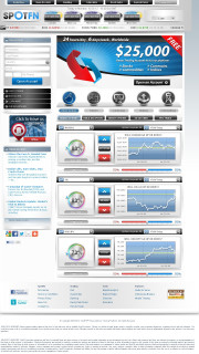 SpotFN (Scam) Home Page Screenshot