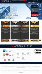 UKOptions Trading Platform Screenshot