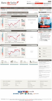 Banc de Swiss Trading Platform Screenshot