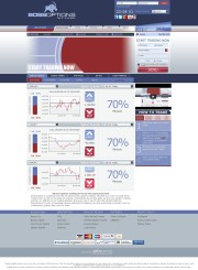 BossOptions Home Page Screenshot