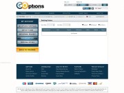 GOptions Trading Platform Screenshot