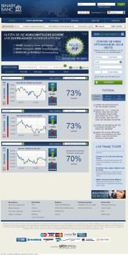 Binary-Banc Home Page Screenshot