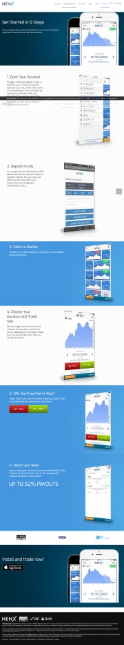 Nenx Trading Platform Screenshot