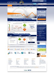 OptionWeb (No Binary Options) Home Page Screenshot