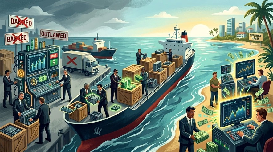 Broker migration to offshore jurisdictions