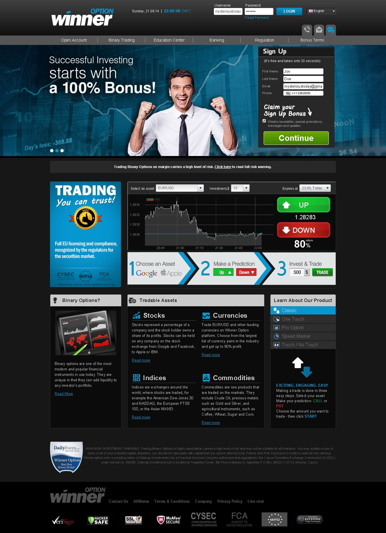 Chat with traders binary options
